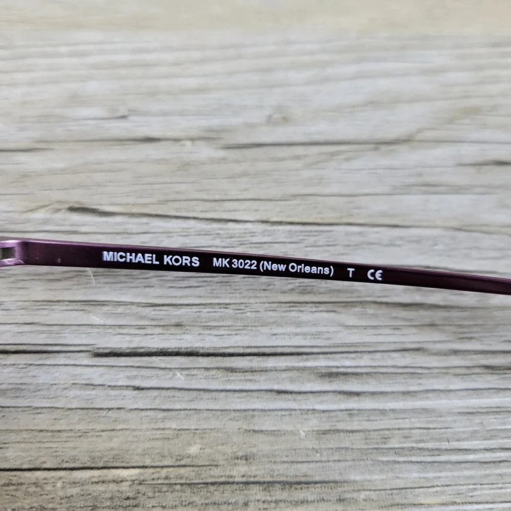 Michael Kors Eyeglass Frames‎ MK3022 New Orleans 1158 Purple Cat Eye 53-18-140